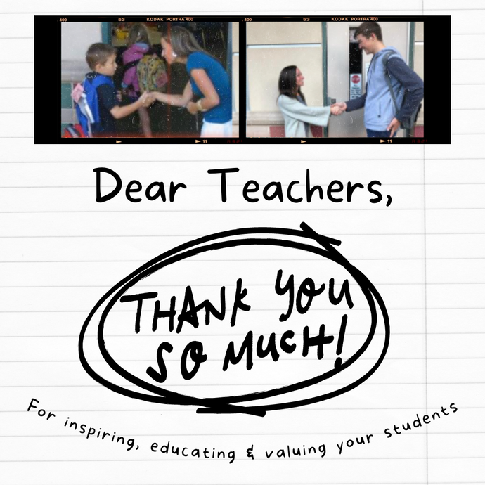 Dear Teachers, Thank you!